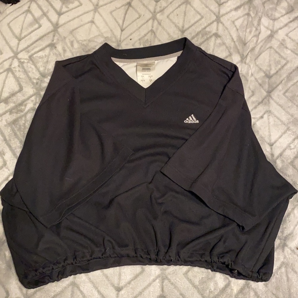 Adidas cropped basketball jersey